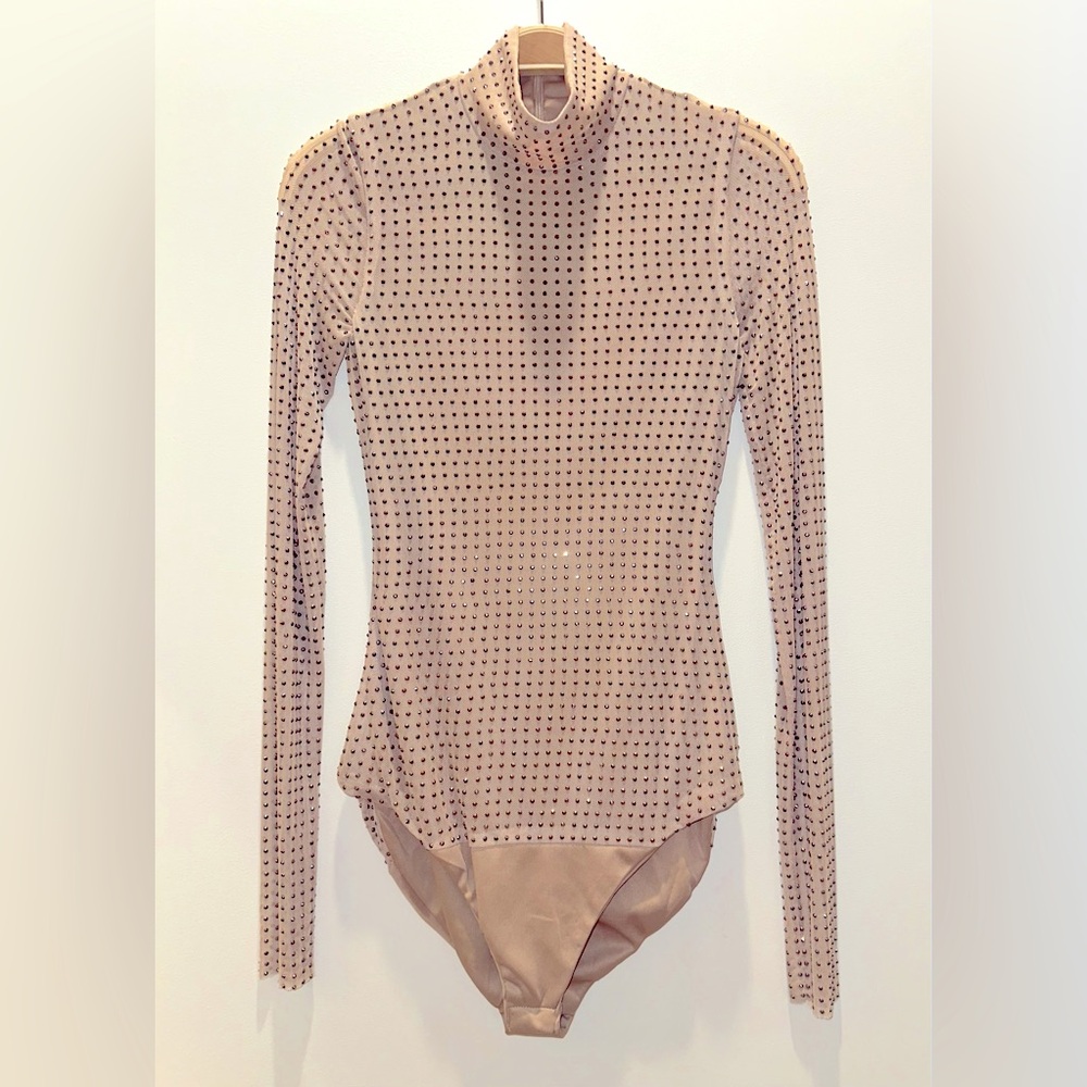 ZARA | Rhinestone Mesh Bodysuit